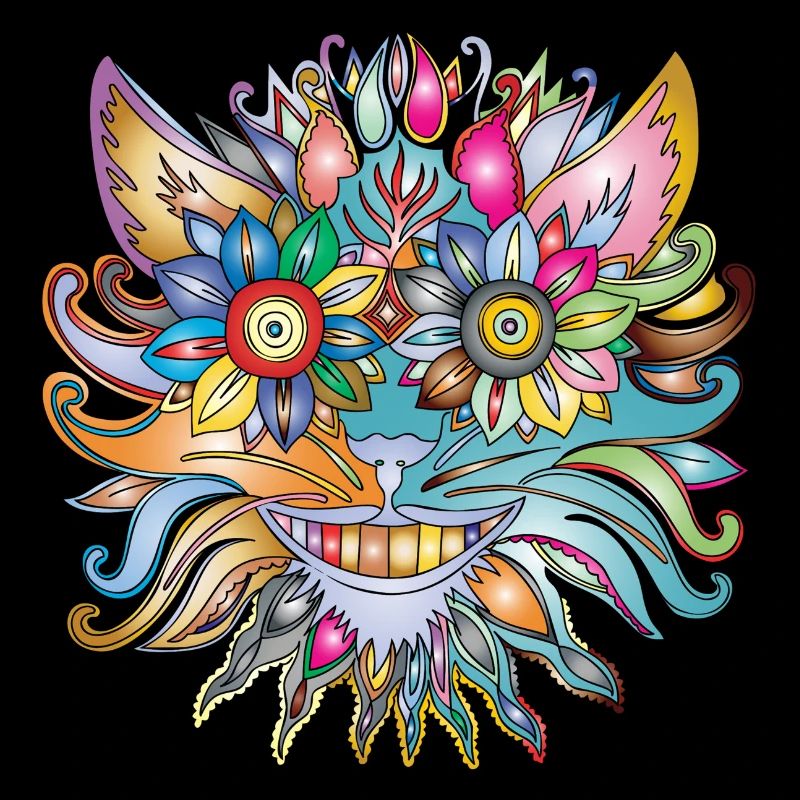 Gazou le chat fleuri