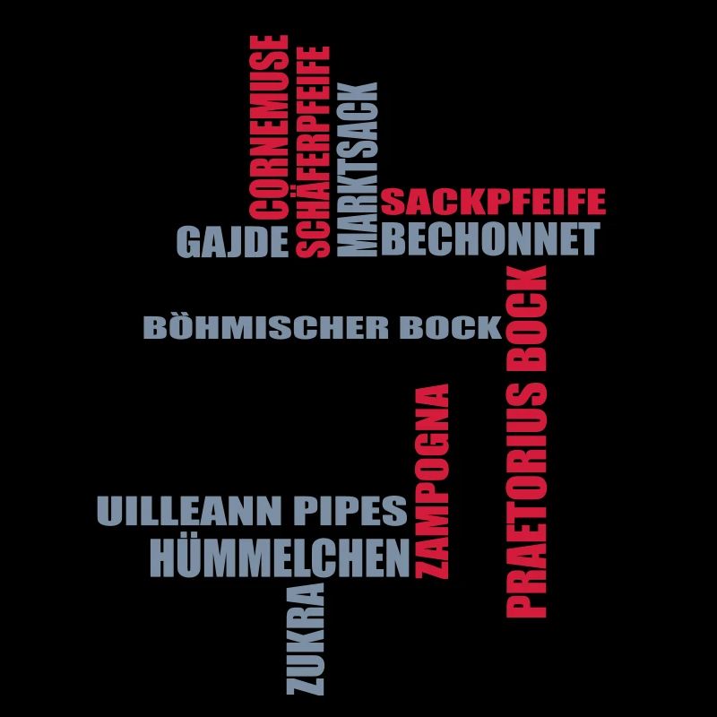 Sackpfeifen Textwolke