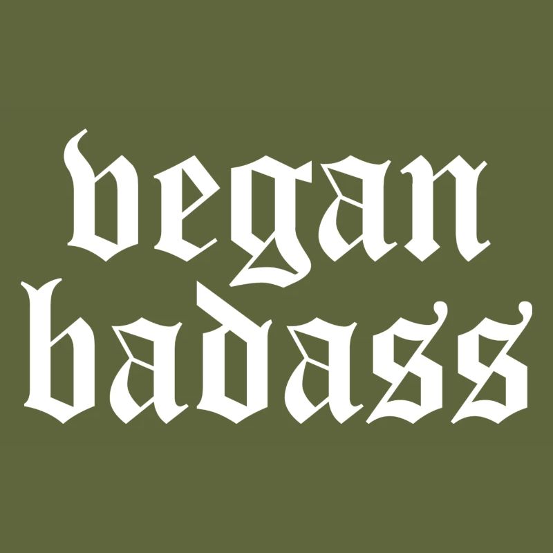Vegan Badass - VeganerIn Spruch Geschenkidee
