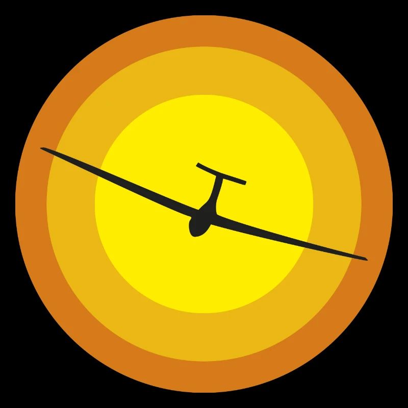 planeur et soleil
