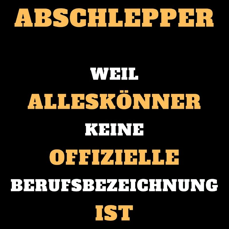 Tshirt Abschlepper Alleskönner Beruf Geschenk