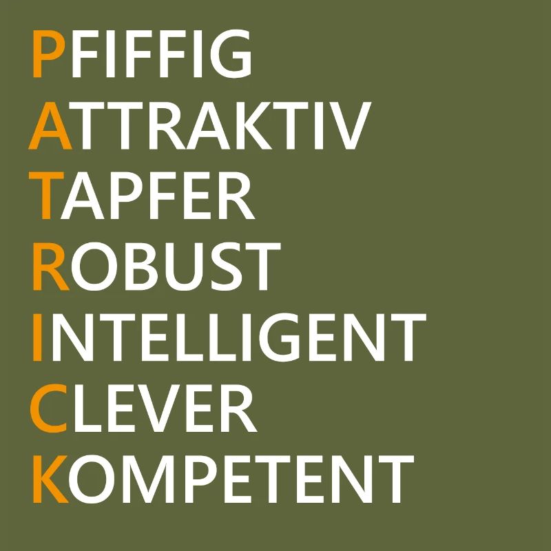 Patrick Name Geschenk