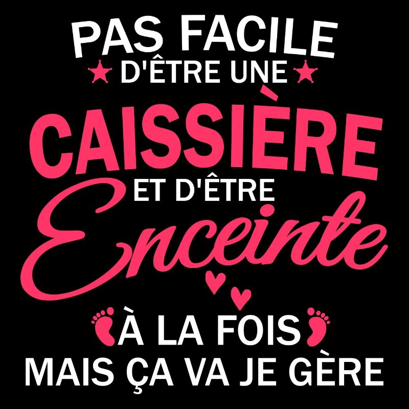 caissière et enceinte / humour caissière enceinte