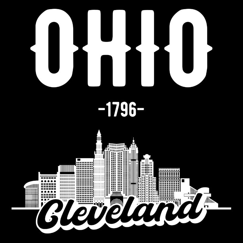 Cleveland Ohio Skyline Gift
