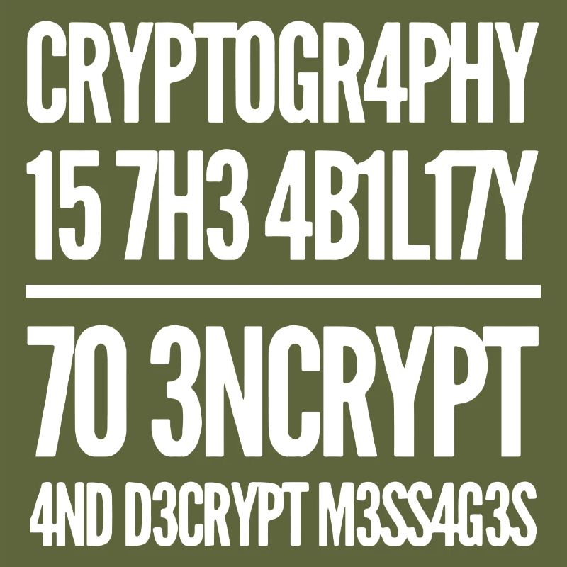 Kryptography Coden L337 Leetspeak Spruch