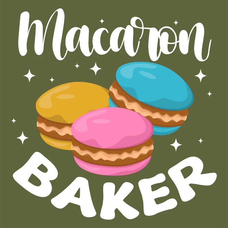 macaron baker Design for a baking fan