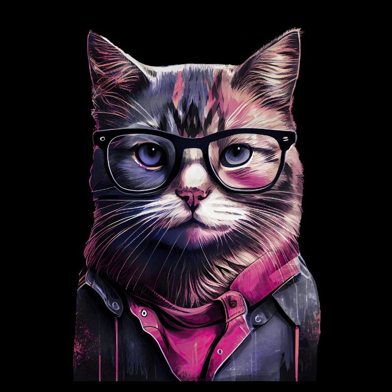 Hipster-Katze Willow