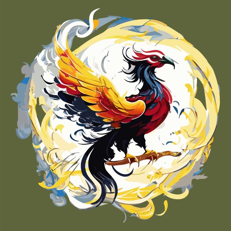 Flammender Phönix (Sammlung von Kunstwerken)