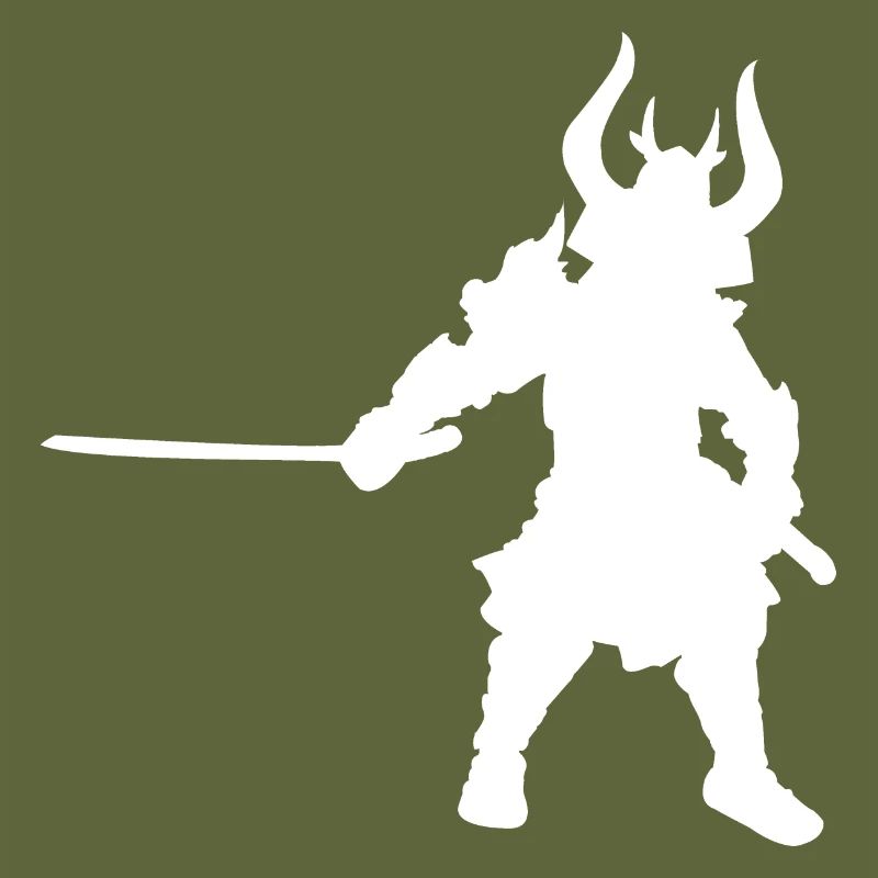Samurai Silhouetten Design