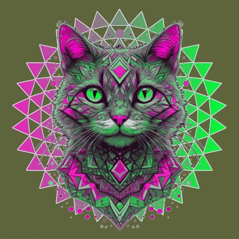 Geometric Kitten 🐾