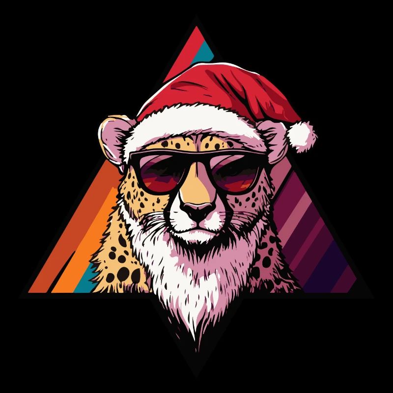 Cheetah Christmas Cool