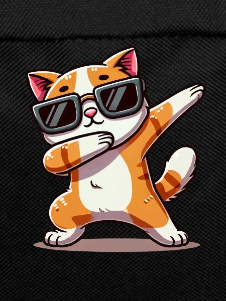 cat comic dabbing