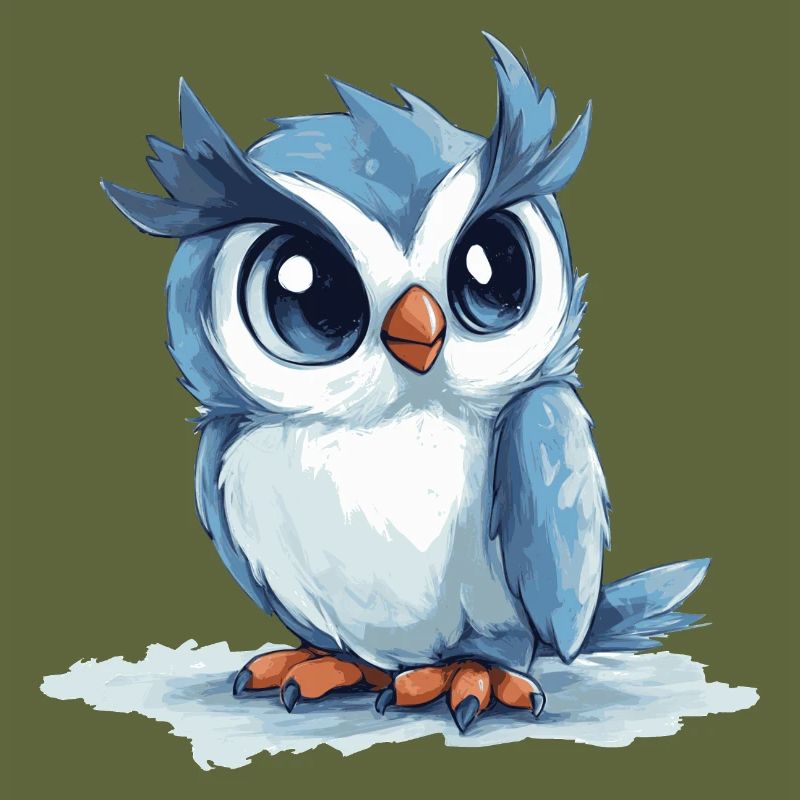 blaue Eule