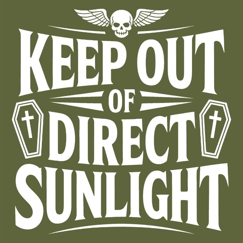 Keep out of direct sunlight! Vampire Goth Emo