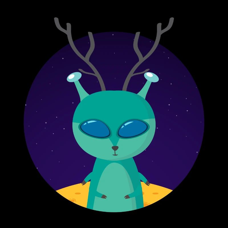 Deer on the Moon