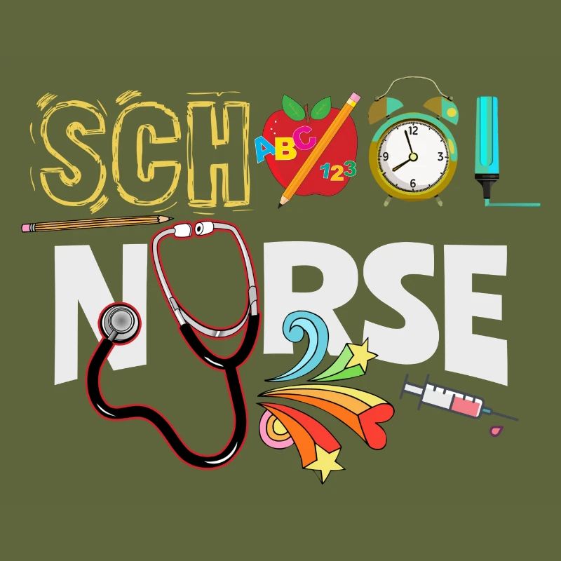 Schule Krankenschwester Schulschwester Geschenk