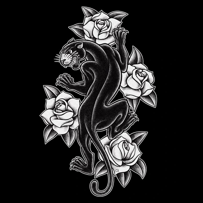 BLACK PANTHER TATTOO