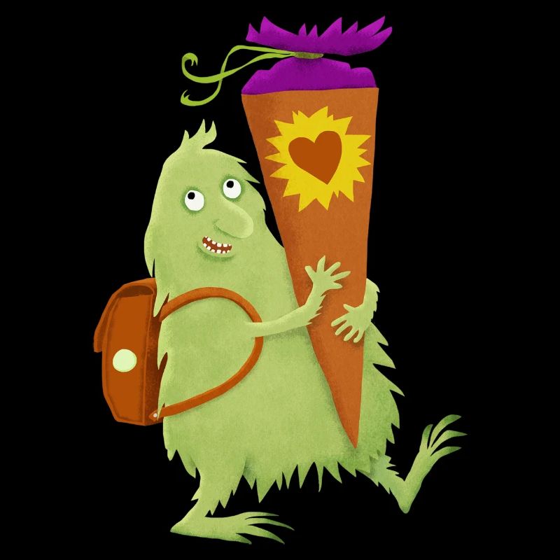 Monster mit Schultüte
