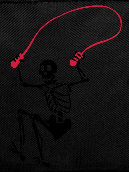 Skeleton jumping rope