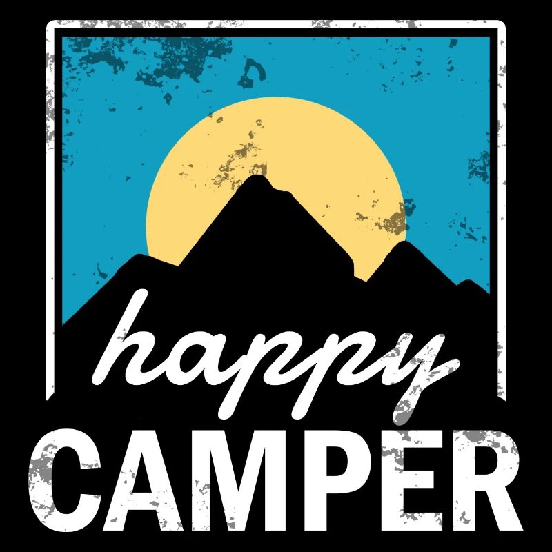 campeur heureux