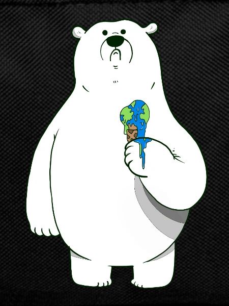 polar bear with eis artsarah
