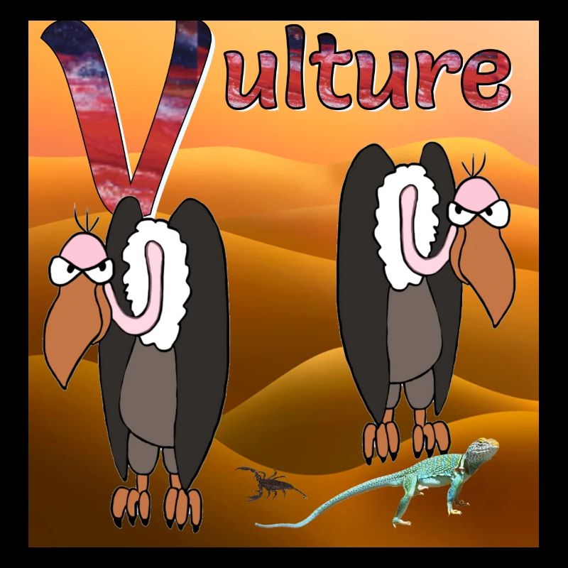 V pour vautour