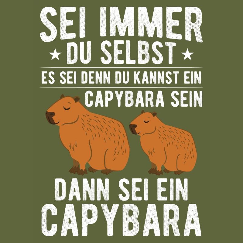 Capybara Wasserschwein Spruch