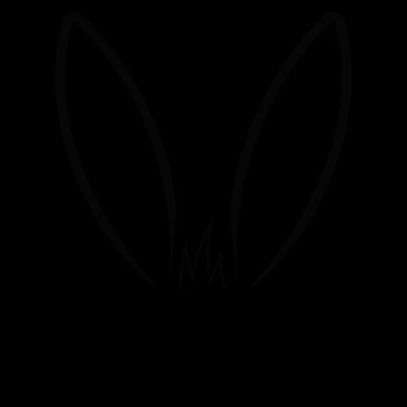 Minimal Bunny - Happy Easter