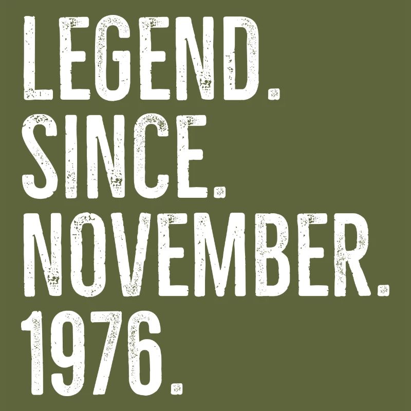 Legend Since November 1976