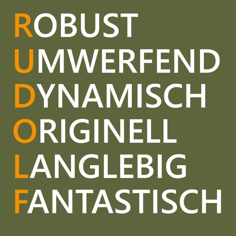 Rudolf Name Geschenk