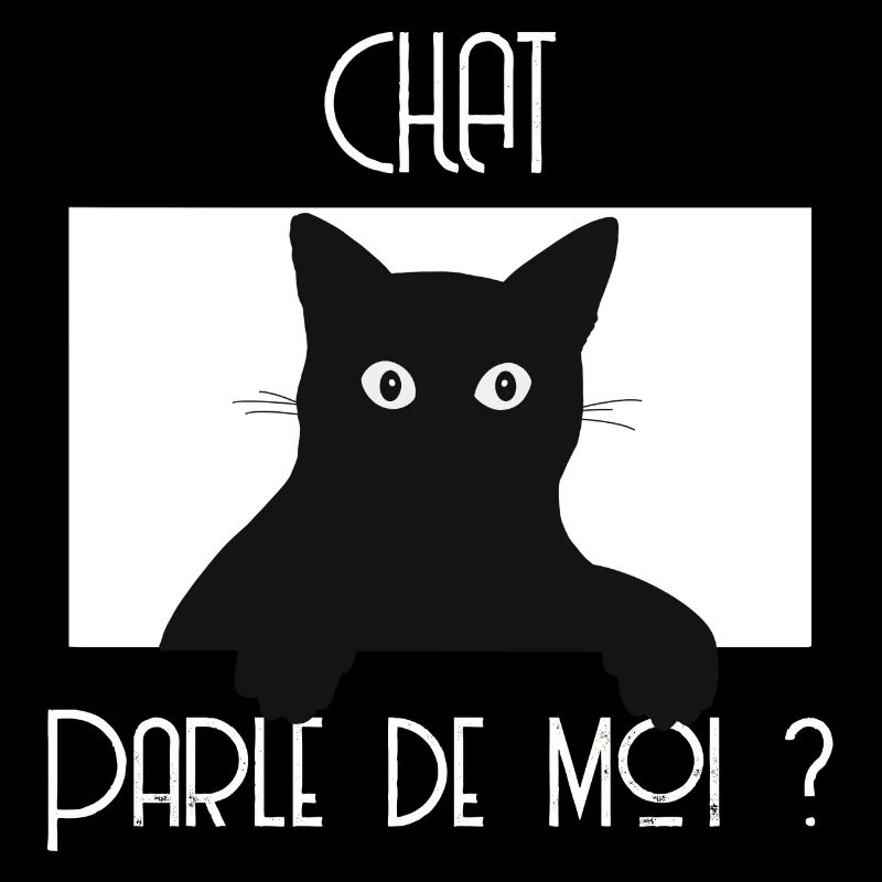Chat parle de moi ? Humour chat