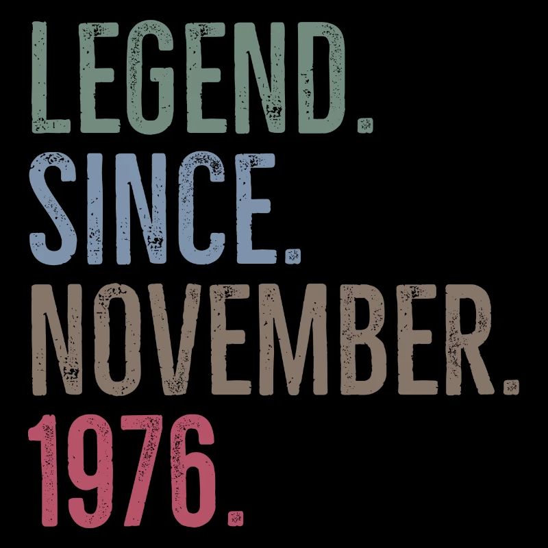 Legend Since November 1976