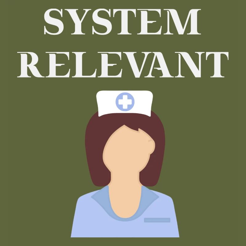 Krankenschwester Systemrelevant Geschenkidee