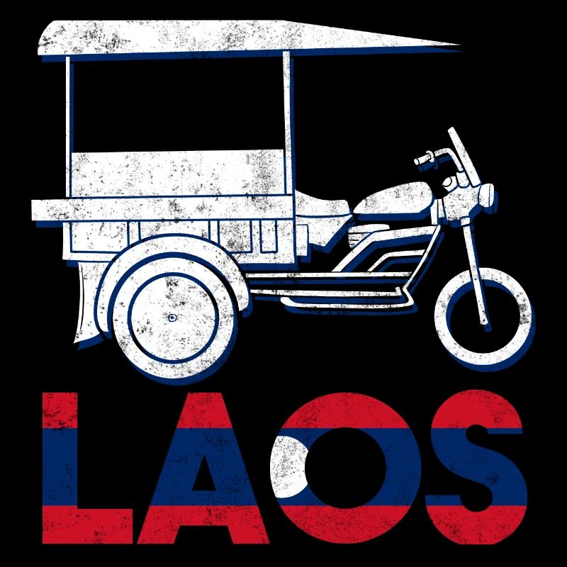 Laos Lao Laotians Pride Flag County I Gift