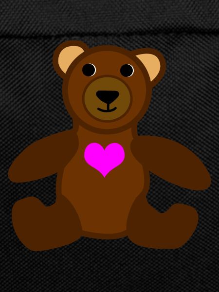 Bear with a pink heart