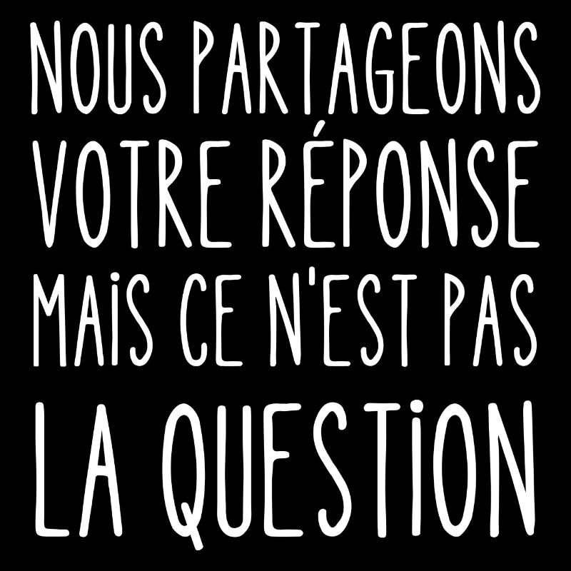 nous partageons votre réponse
