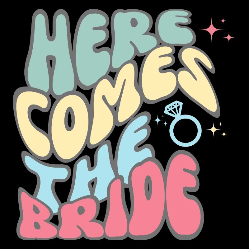 Here comes the bride-la mariée