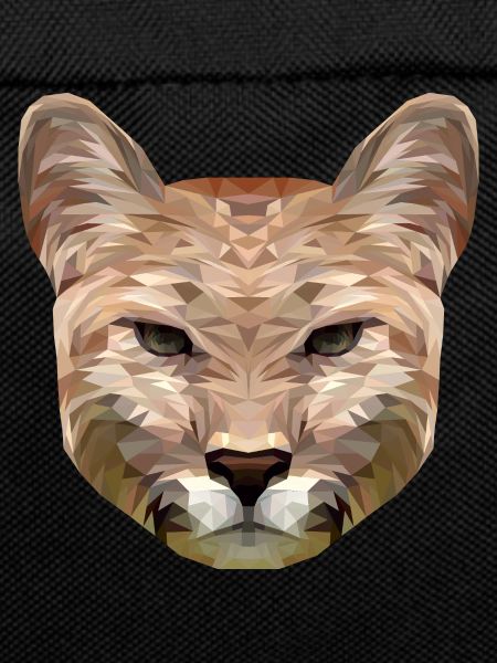 Silver Lion Polygon