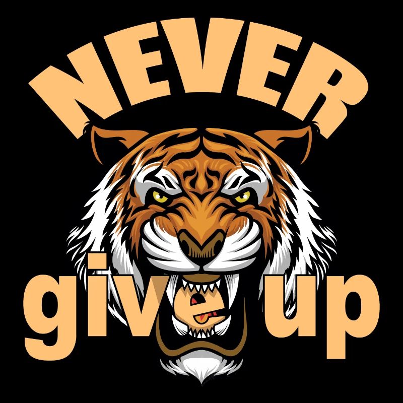 Never give up