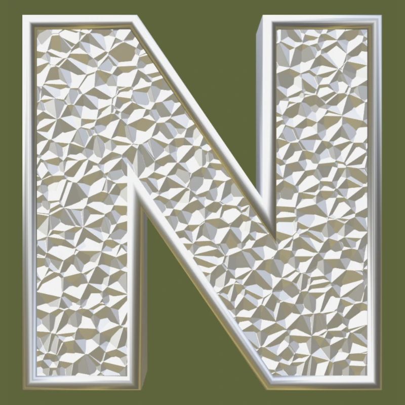 N, lettre, lettre N, initiale, initiale N, monogramme,