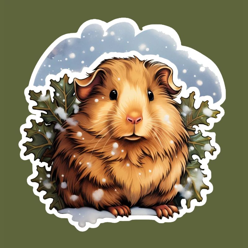 Cochon d’Inde d’hiver