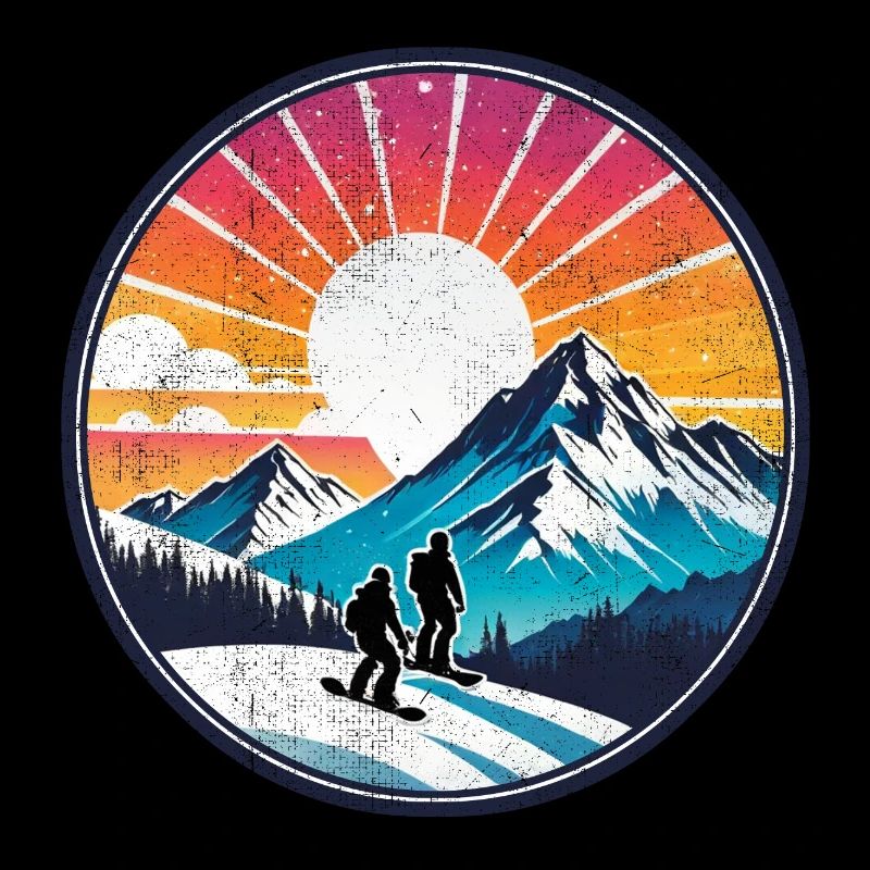 Snowboarding, snow and skiing