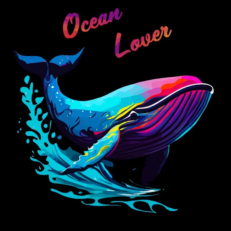 Ocean Lover. Whale