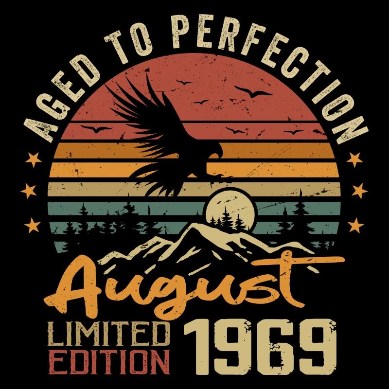 Vintage August 1969 Birthday Gift August 1969