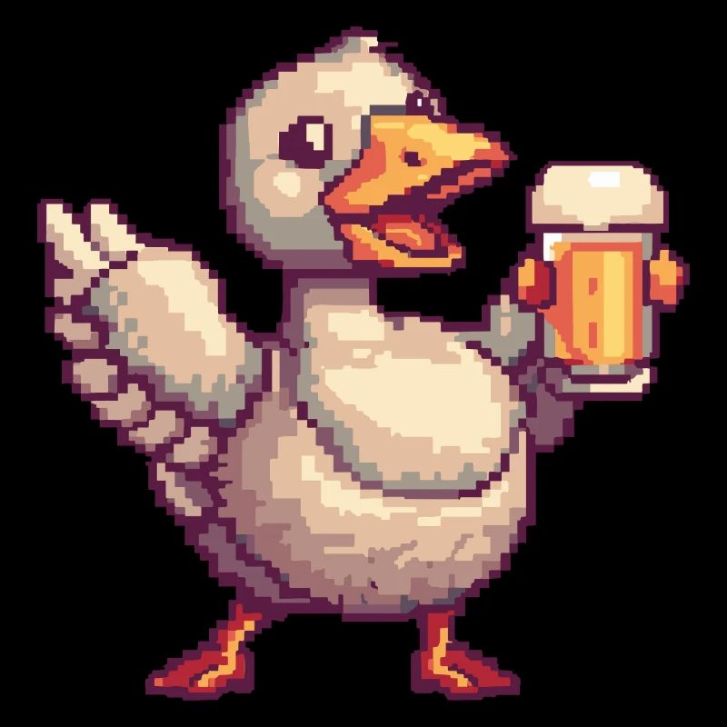 Goose Beer Pixel