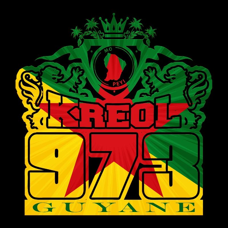 973 Kreol Guyane Drapeau