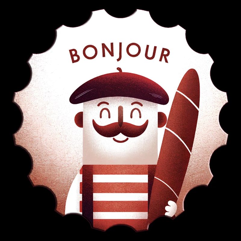 Französischer Bonjour