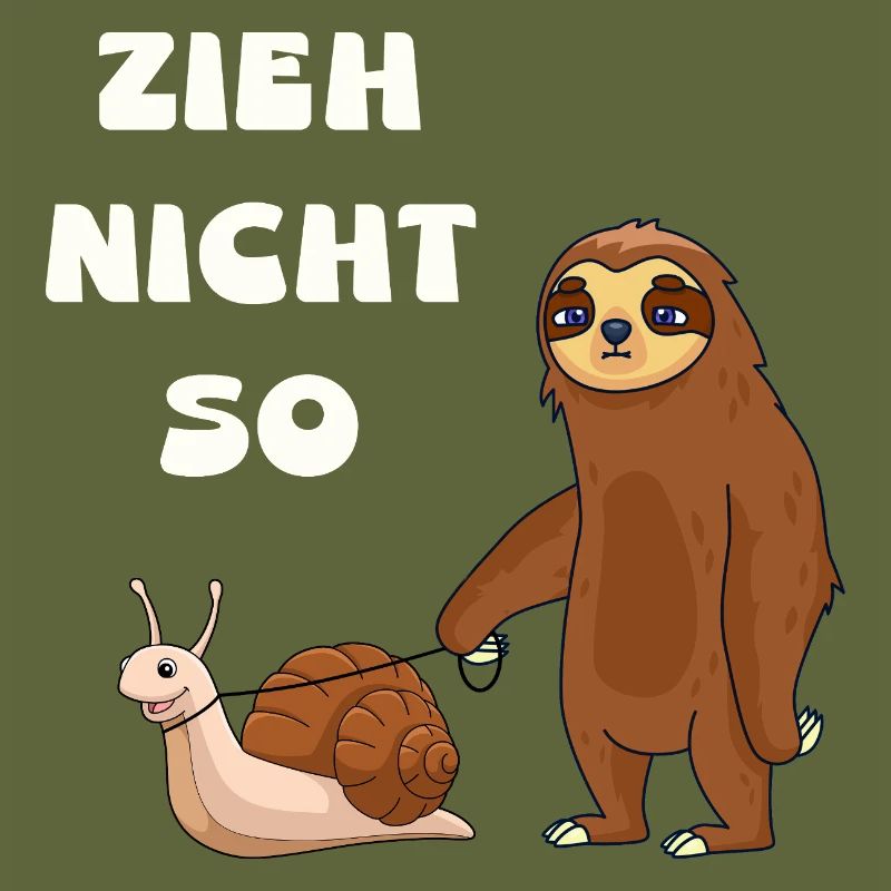 Don't pull a snail and a sloth