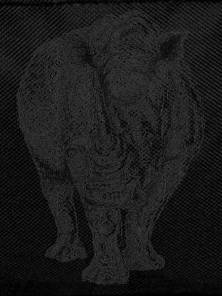 Scribbled Rhino