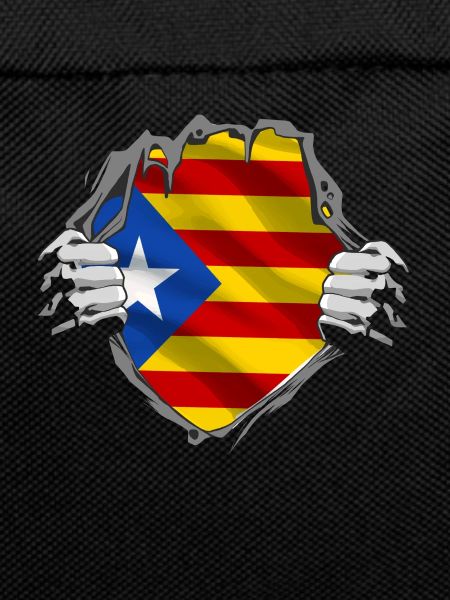Catalonia flag on chest independence